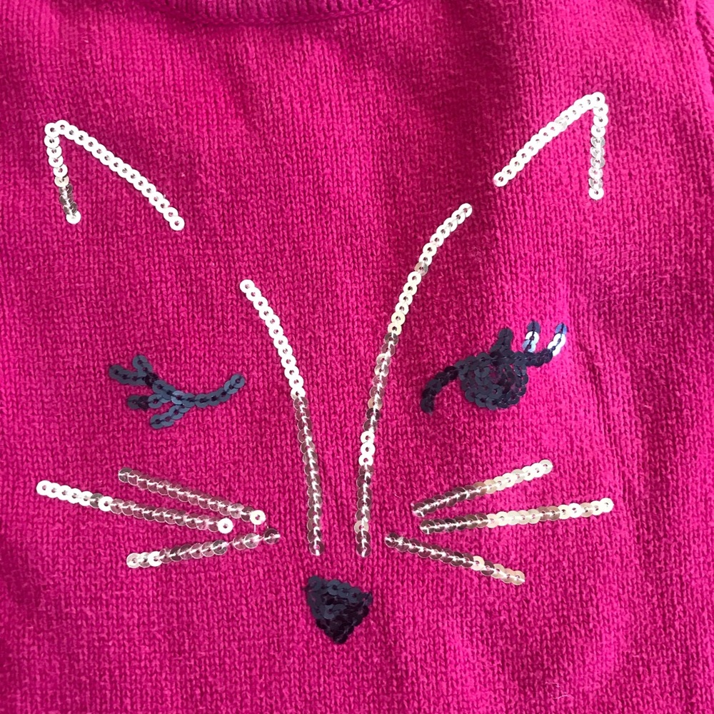 Girls Gymboree fox sweater dress